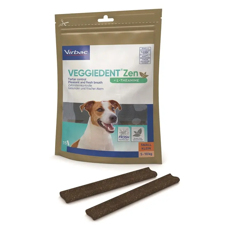 Virbac Veggiedent Zen S (- de 10 kg) 15 Láminas