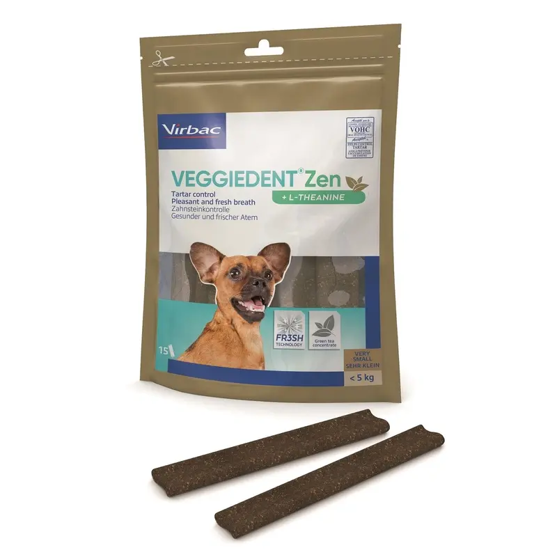 Virbac Veggiedent Zen XS (- de 5 kg) 15 Láminas