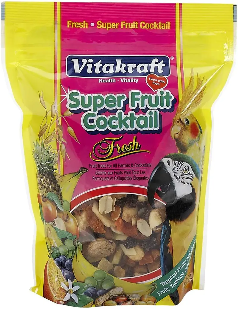 Vitakraft Fresh Super cóctel de frutas para loros y Cockatiels
