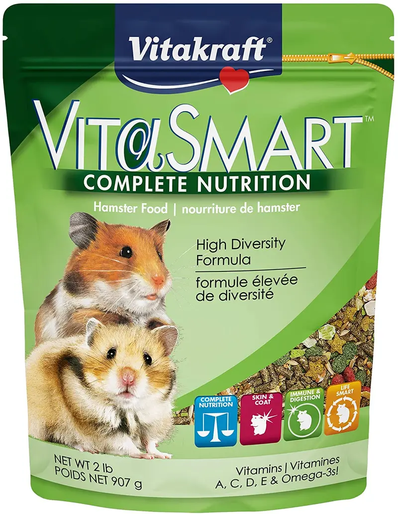 Vitakraft Menu Alimento para hámster fortificado, 2.5 lb