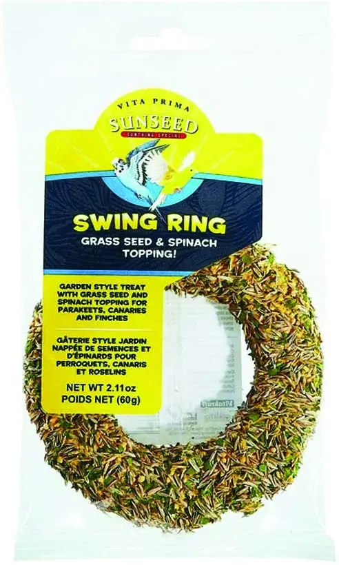 Vitakraft Vita Prima Sol Swing Anillo para Parakeets de semillas, Canarias & Finches