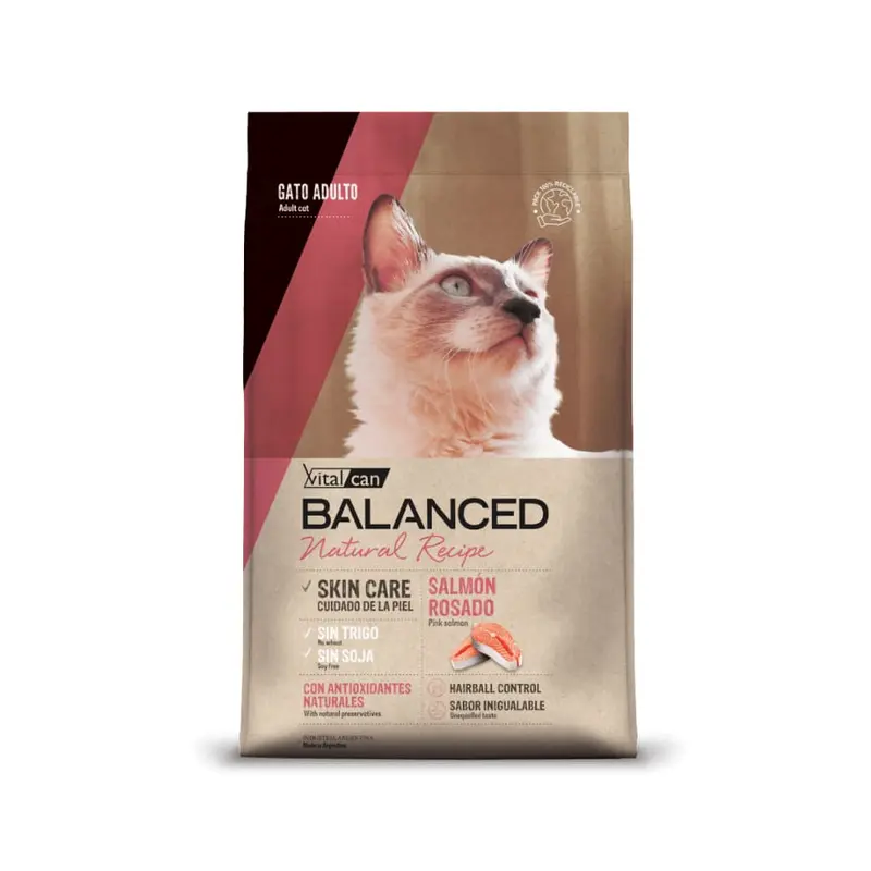Vitalcan Balanced Natural Recipe Gato Adulto - Salmón