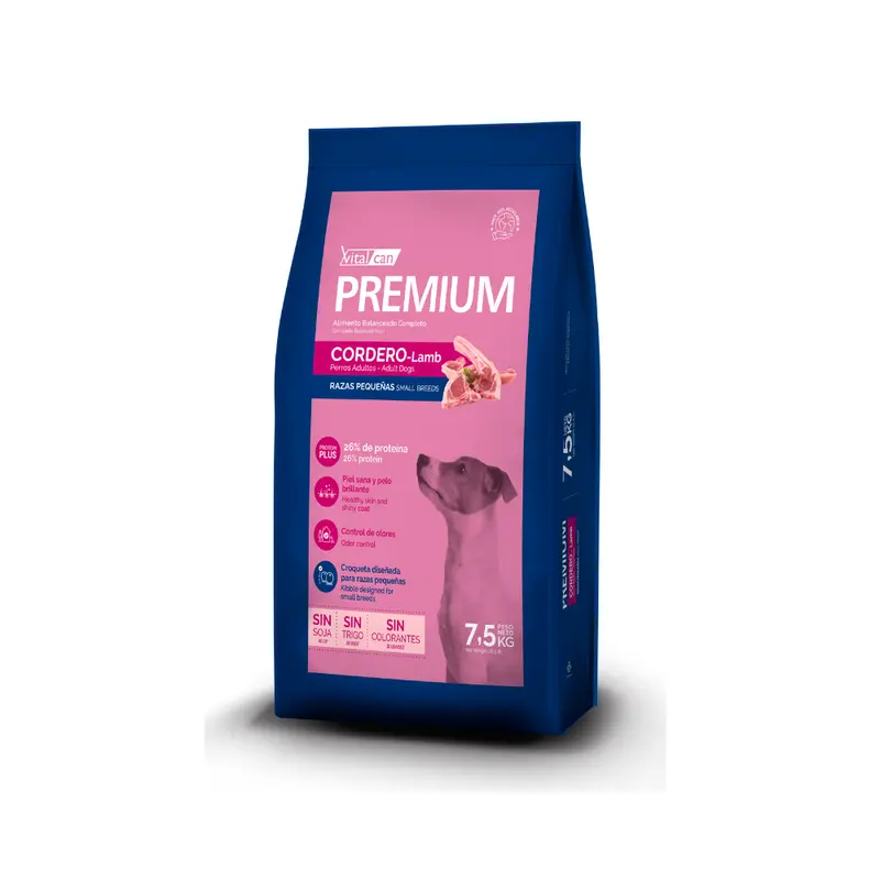Vitalcan Premium Perro Raza Pequeña Cordero