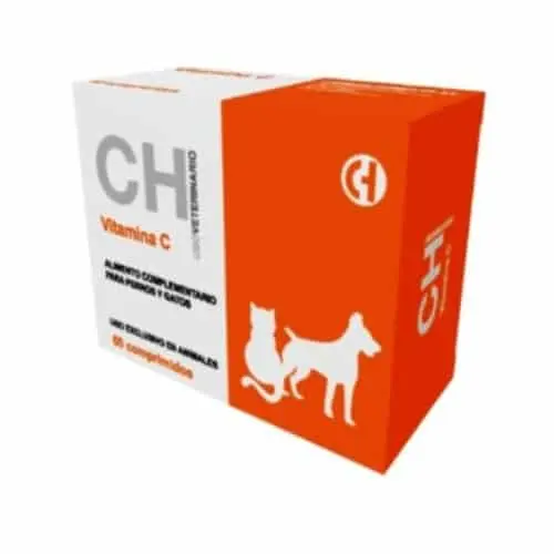 Vitamina C 60 Comprimidos – Antioxidante y Refuerzo Inmune para Perros y Gatos