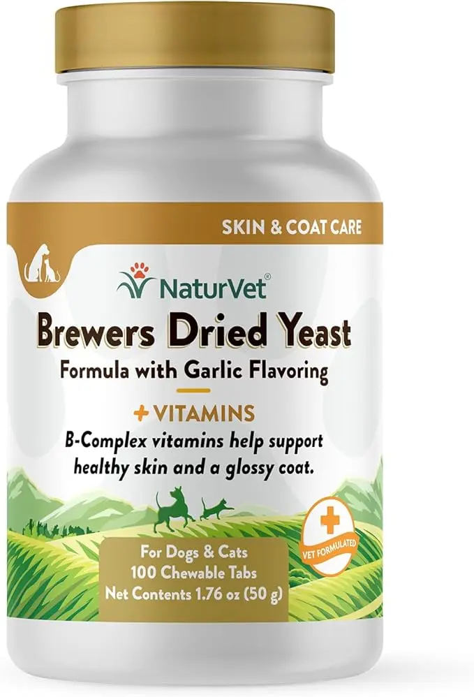 Vitaminas NaturVet con Levadura y Hemp 100 unidades