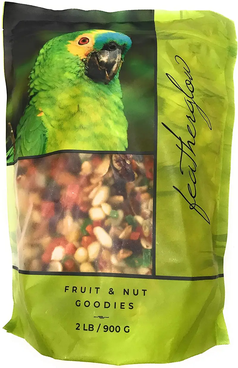 Volkman Seed Featherglow Fruit & Nut Goodies 2lb, Versión original.
