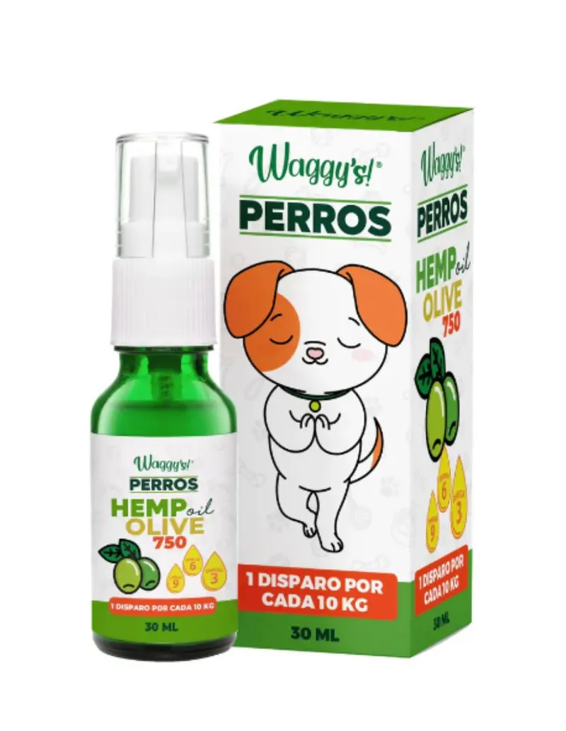 Waggys Aceite De Oliva Perro Hemp 750Mg