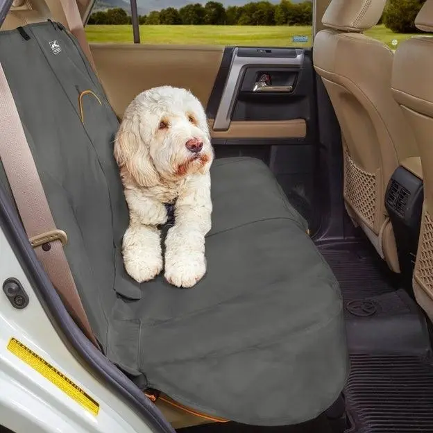 Wander Bench Seat Cover en Gris - Cubre Asientos para Perros de Kurgo®
