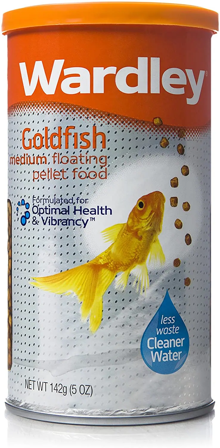 Wardley Goldfish - Alimento flotante para pellets (tamaño mediano, 5 onzas)