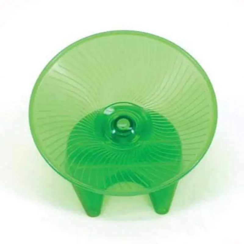 Ware Manufacturing Platillo volador rueda de ejercicio para mascotas pequeñas, 7 1/4 pulgadas – los colores pueden variar