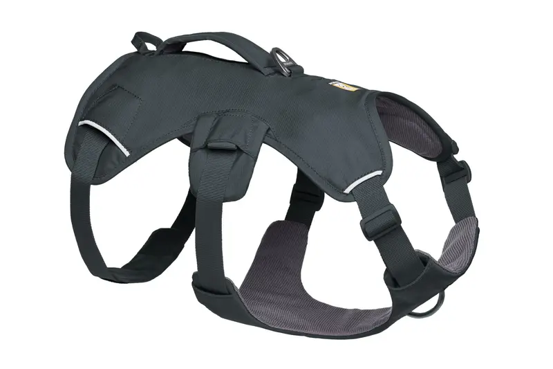 Web Master™ Pechera Multiusos con Asa y Sistema Anti-Tirones - Gris (Basalt Gray) | Ruffwear®