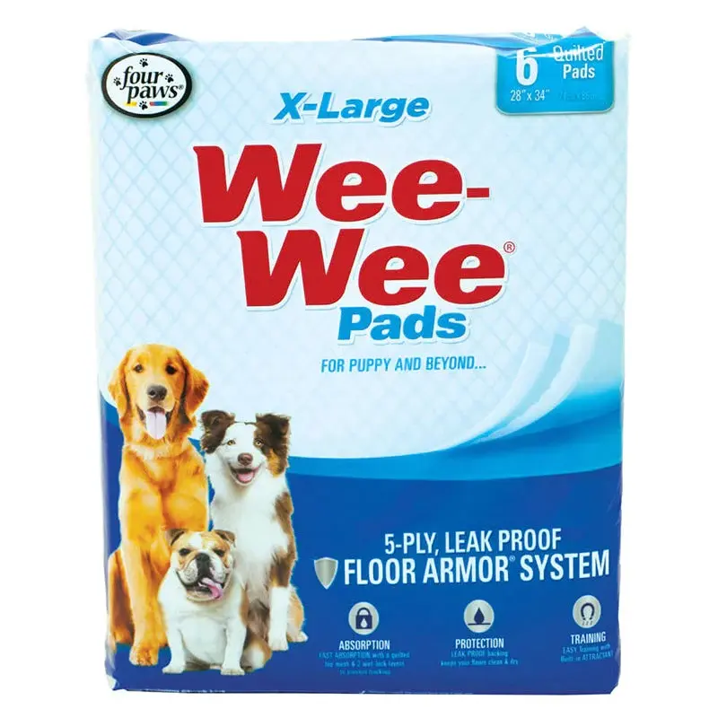 Wee-Wee Pads XL 6 unidades