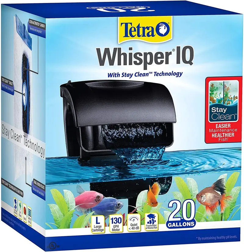 Whisper IQ - Filtro de energía para acuarios, con tecnología silenciosa