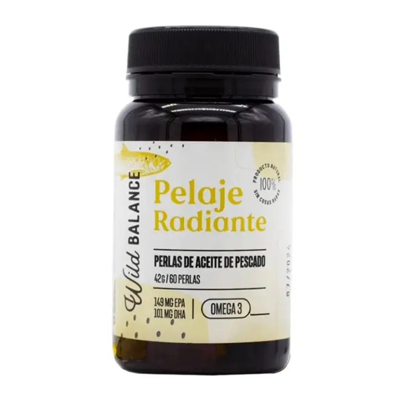 Wild Balance Pelaje Radiante Perlas Omega 3 42 ml