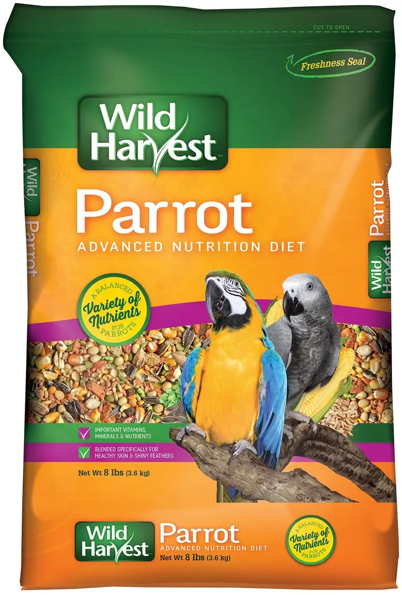 Wild Harvest Advanced Nutrition Parrot bolsa de 8 libras, talla única