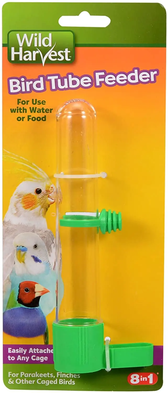 Wild Harvest p-84140 Tubo de Bird Feeder For Parakeets/Finches y otras aves jaula
