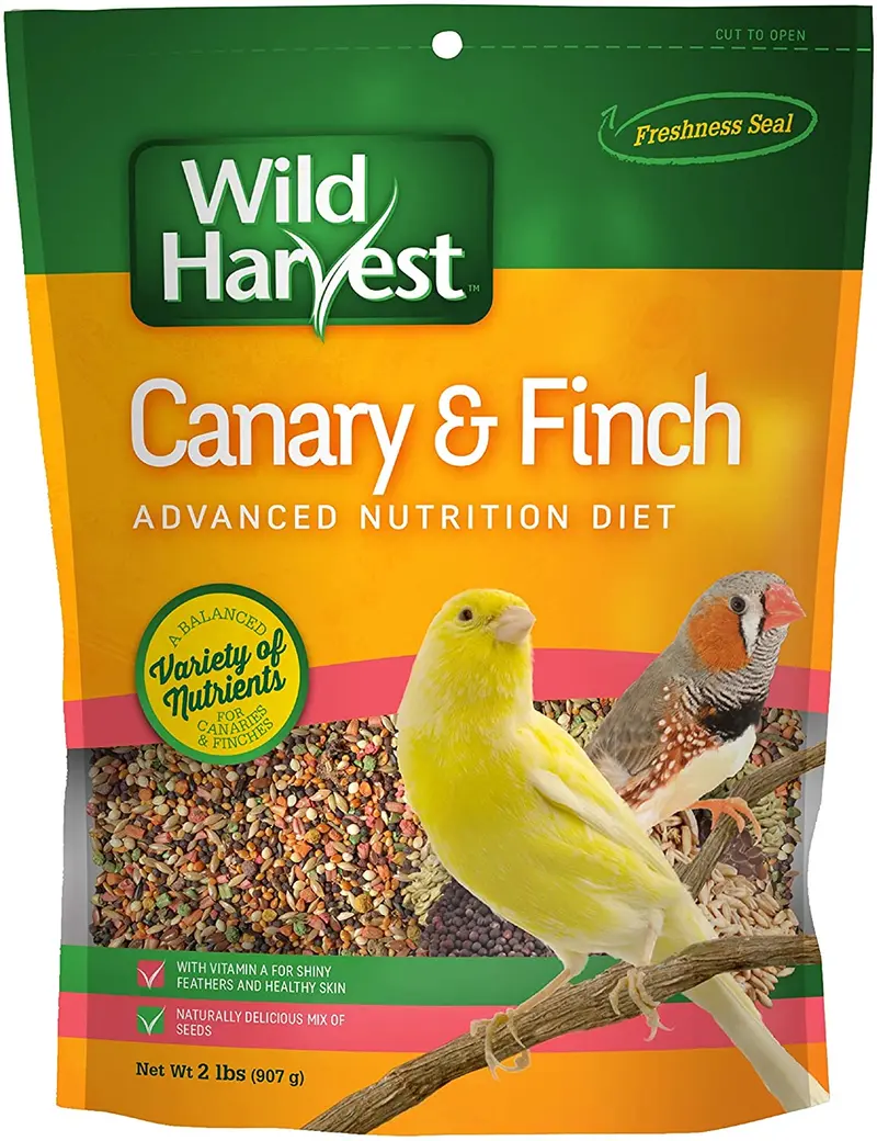 Wild Harvest Super Premium Alimento para pájaros Canarias & Finch 2 Lb.