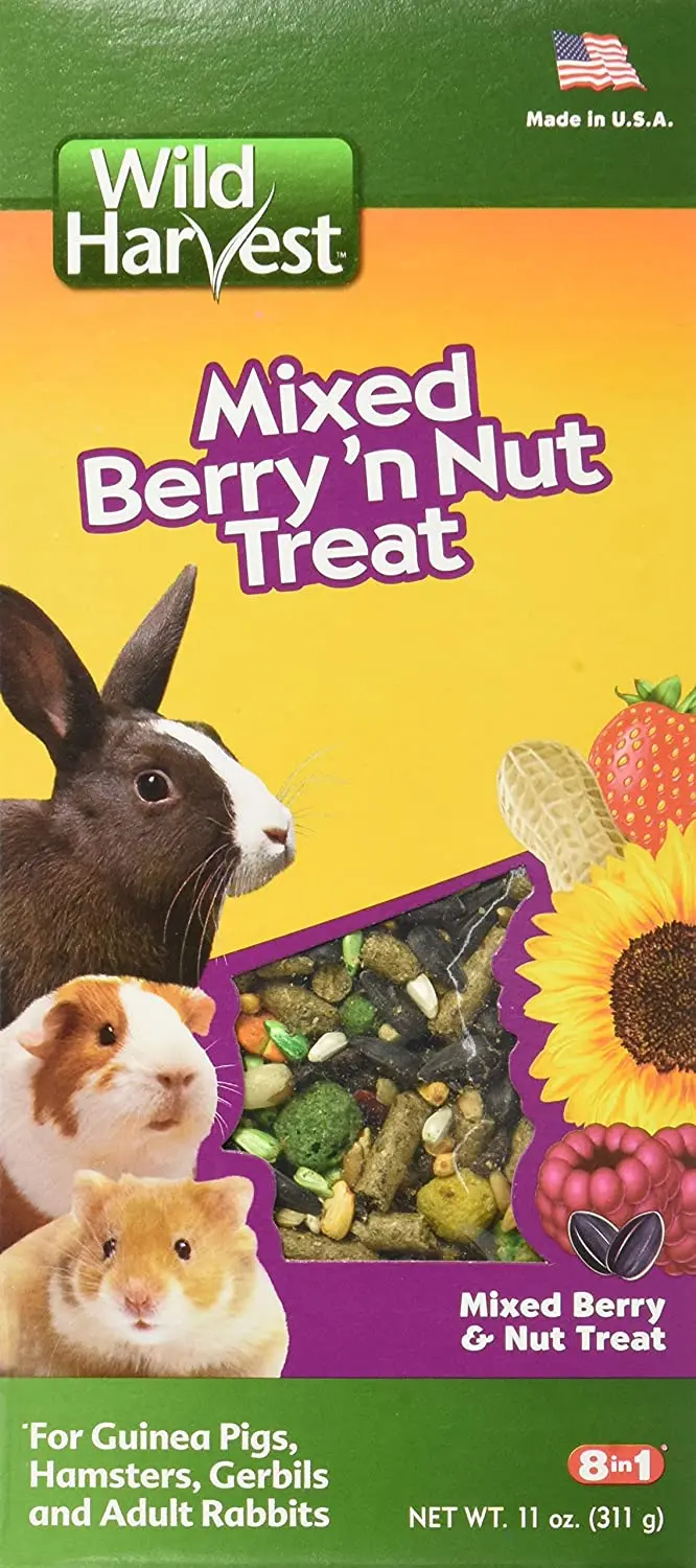 Wild Harvest Wild Berry y tuerca tratar para animales pequeños