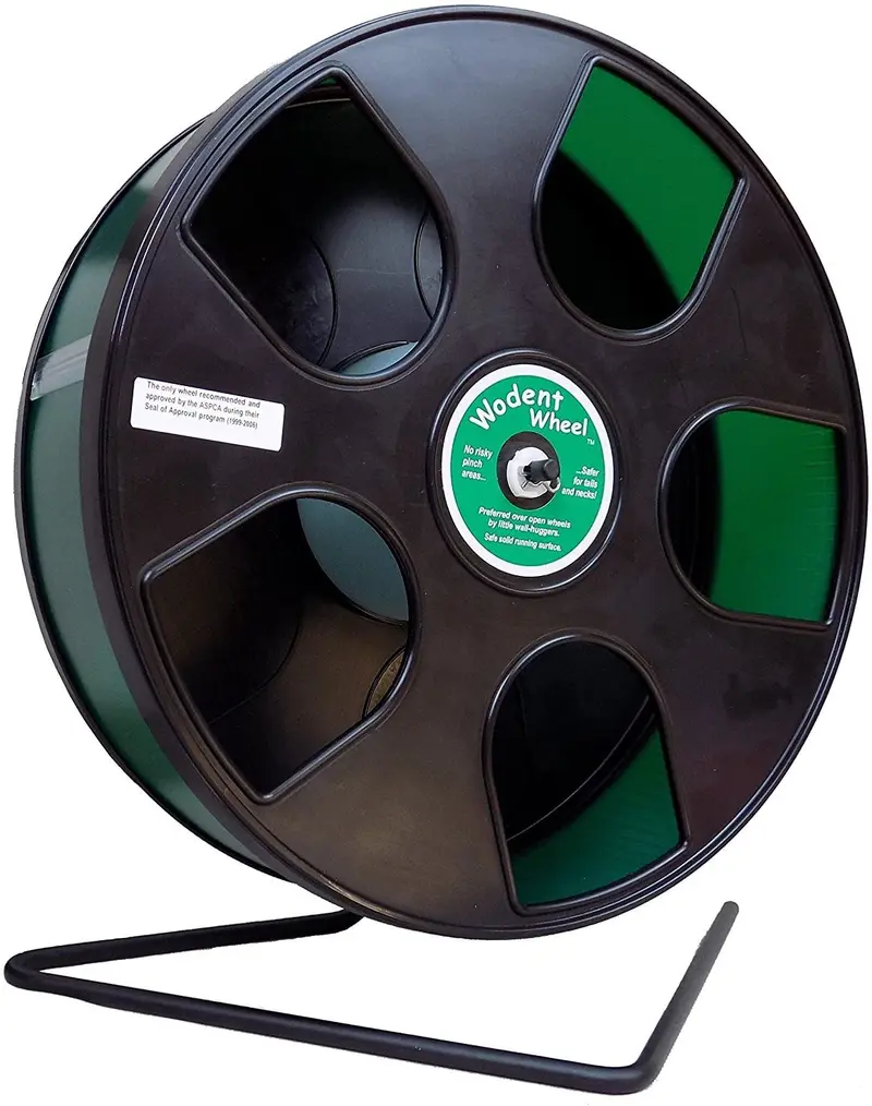 wodent rueda Senior & Tail Shield – 11" rueda de correr para mascotas pequeñas