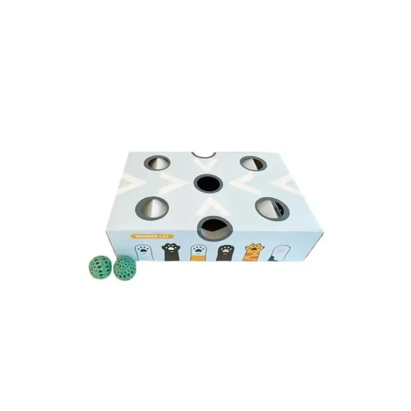 Wondercat Juguete Interactivo Caja con Bolas para Gato