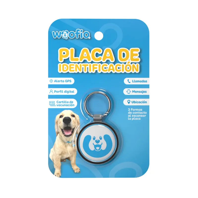 Woofio Placa De Identificación