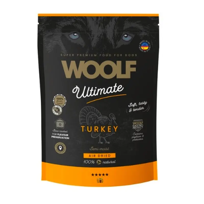 Woolf Perro Semihúmedo Pavo 1 kg