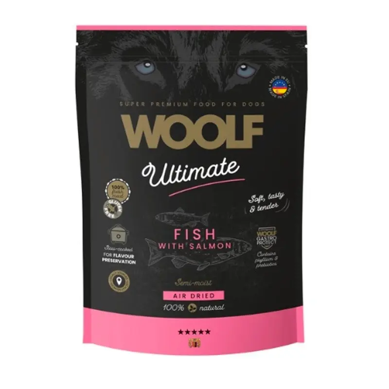 Woolf Perro Semihúmedo Pescado 1 kg