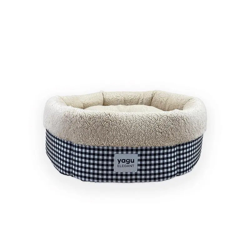 Yagu Descanso Cuna Royal Vichy Negro Borreguillo