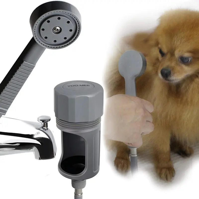 YOO.MEE rociador de regadera solo para uso en caño de tina con desviadores, ideal para bañar niños, lavar mascotas y limpiar tina