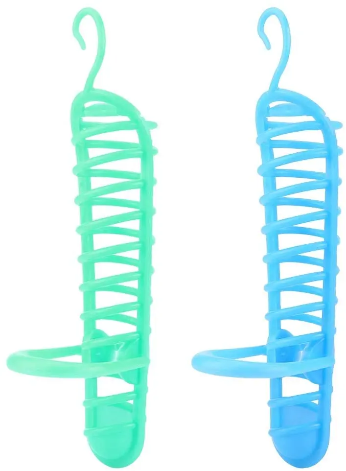 Yosooa - Alimentador portátil en espiral para pájaros y loros, 2 unidades para colgar semillas en espiral, para loros, parakeet, cacatúas, cacatúas, color gris africano, cacatúas, macaw