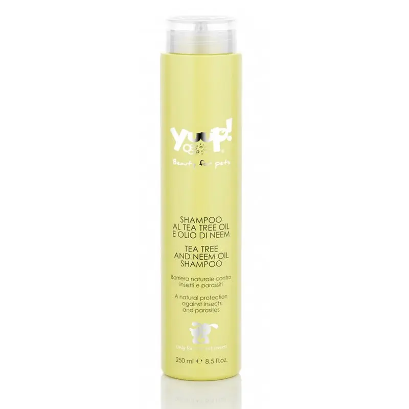 Yuup Champú Aceite de árbol de té y aceite Neem 250 ml