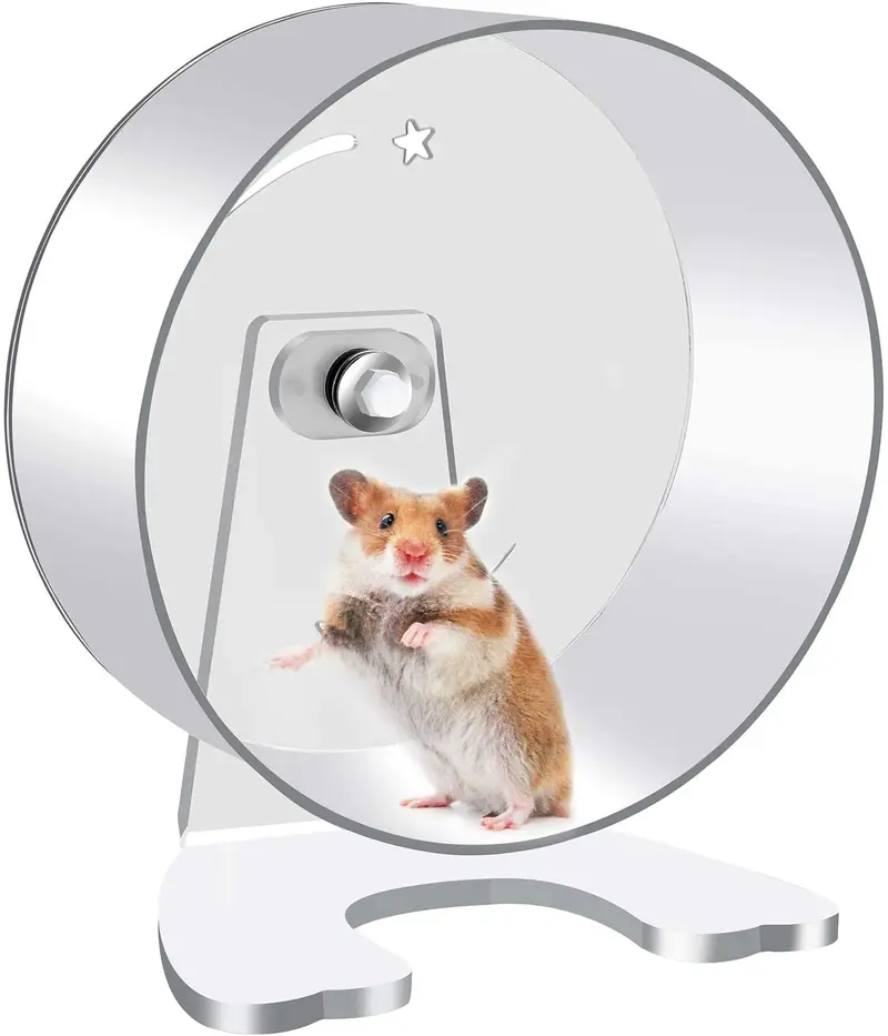 Zacro hámster rueda de ejercicio – 8,7 pulgadas rueda silenciosa para hámsteres, jerbiles, ratones y otras mascotas pequeñas