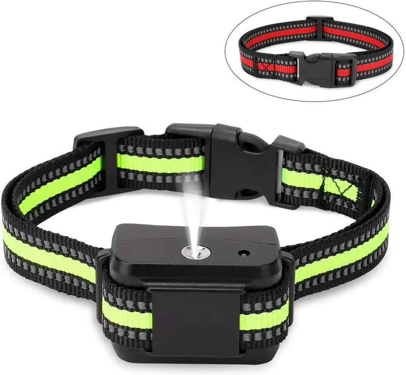 Zeonetak collar de corteza en spray para entrenamiento de perro, Citronella Control Stop ladrando collar para perros pequeño, mediano, grande, ajustable, recargable, impermeable, sin golpes y humanos