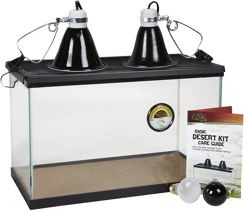 Zilla 01312 10-Gallon Basic Desierto Kit, 25,4 cm) by 20-Inch by 12-Inch