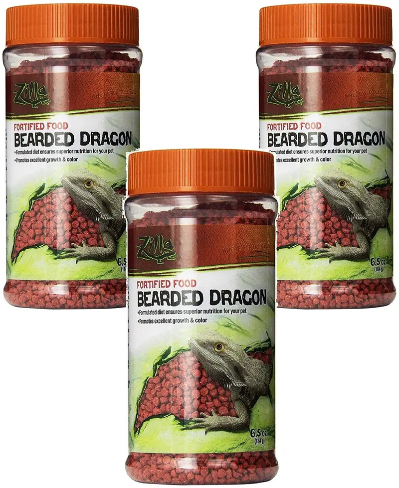 Zilla Bearded Dragon Fortificados diaria de alimentos