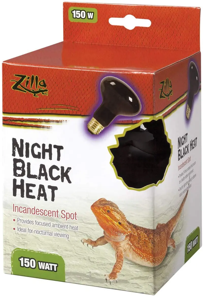 Zilla foco de calor incandescente, Negro (Night Black)