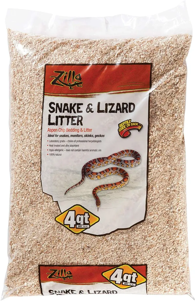 Zilla serpiente & Lagarto de basura, 4 qt.