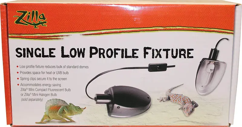 Zilla - Soporte de terrario de perfil bajo, para reptiles