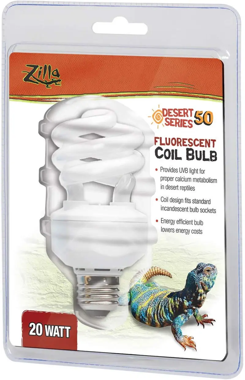 Zilla UVB Fluorescent Coil Bulb