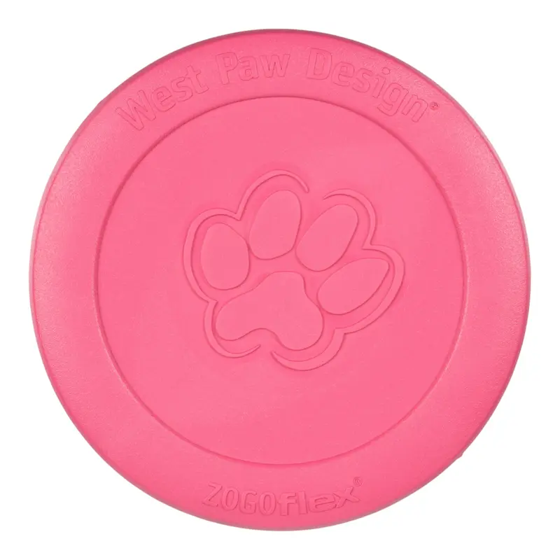 ZISC de West Paw® color Rosa Geranio (Geranium) Edición Limitada – Frisbee Disco de Juguete para Perros