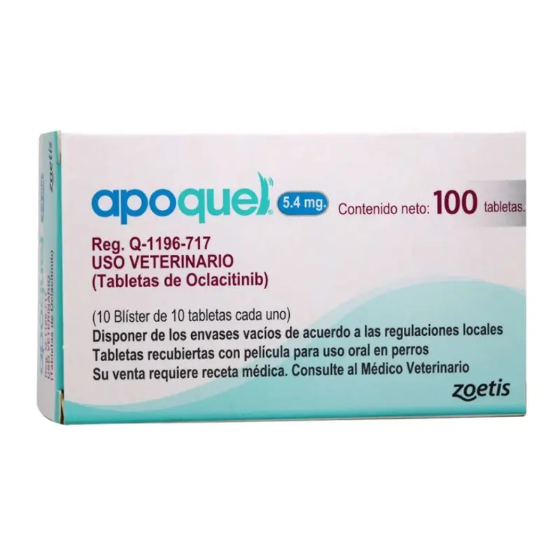 Zoetis Apoquel 5.4Mg Caja 100Tabs