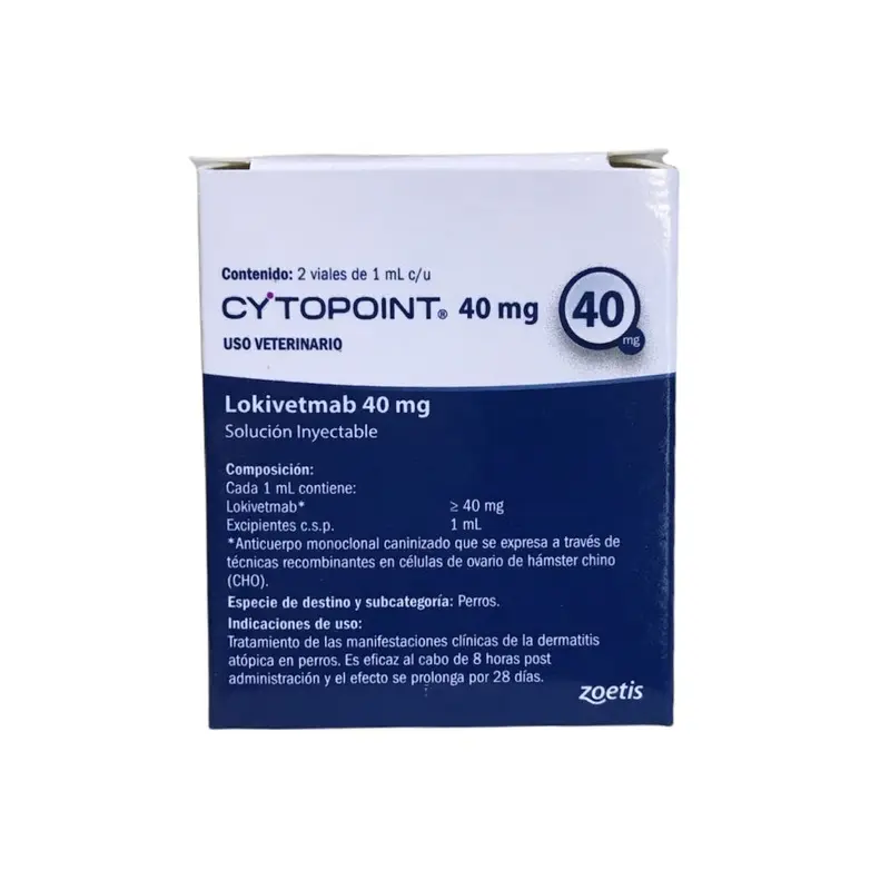 Zoetis Cytopoint 40 Mg 2 Viales 1 Ml C/U