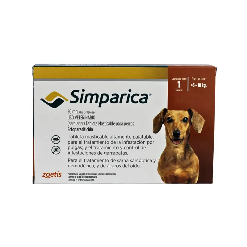 Zoetis Simparica  20 Mg 5-10Kg 1 Tab