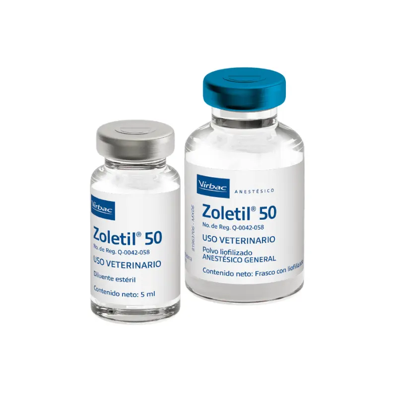 Zoletil Inyectable 5 mL para perros y gatos