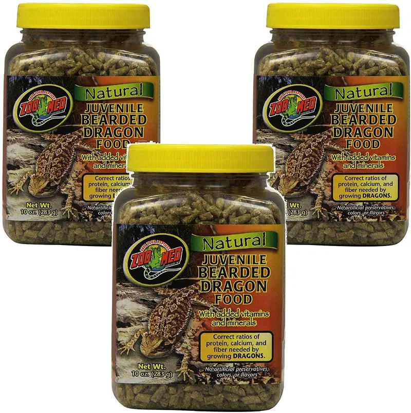 Zoo Med 10oz Bearded Dragon de alimentos (3 Pack)