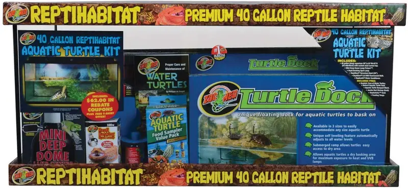 Zoo Med 26341 reptihabitat Aquatic Turtle Kit