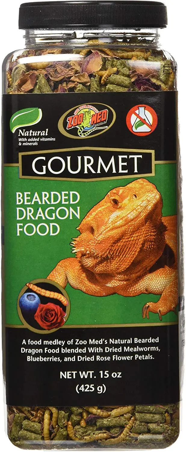 Zoo Med 5118 Gourmet Bearded Dragon Alimentación, 15 oz