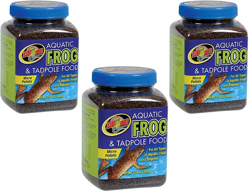 Zoo Med Aquatic Frog and Tadpole Food, 12 Ounces Each, Made in The USA