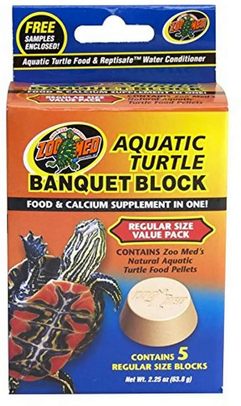 Zoo Med - Bloque de banquetes para tortuga acuática