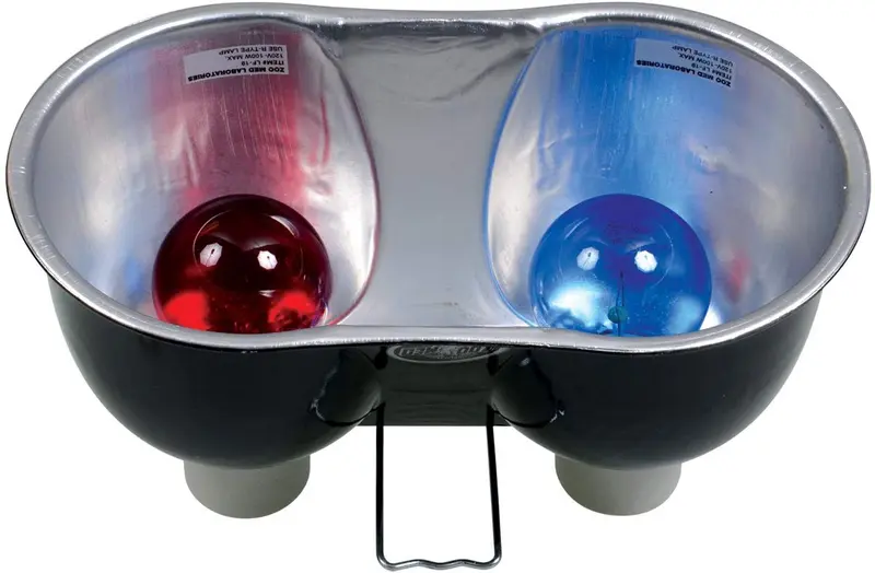 Zoo Med Combo Deep Cúpula doble lámpara Fixture